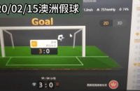 澳洲假球  协议 Stats Perform 足球体育赛事 20200215 协议投注实录 .mp4