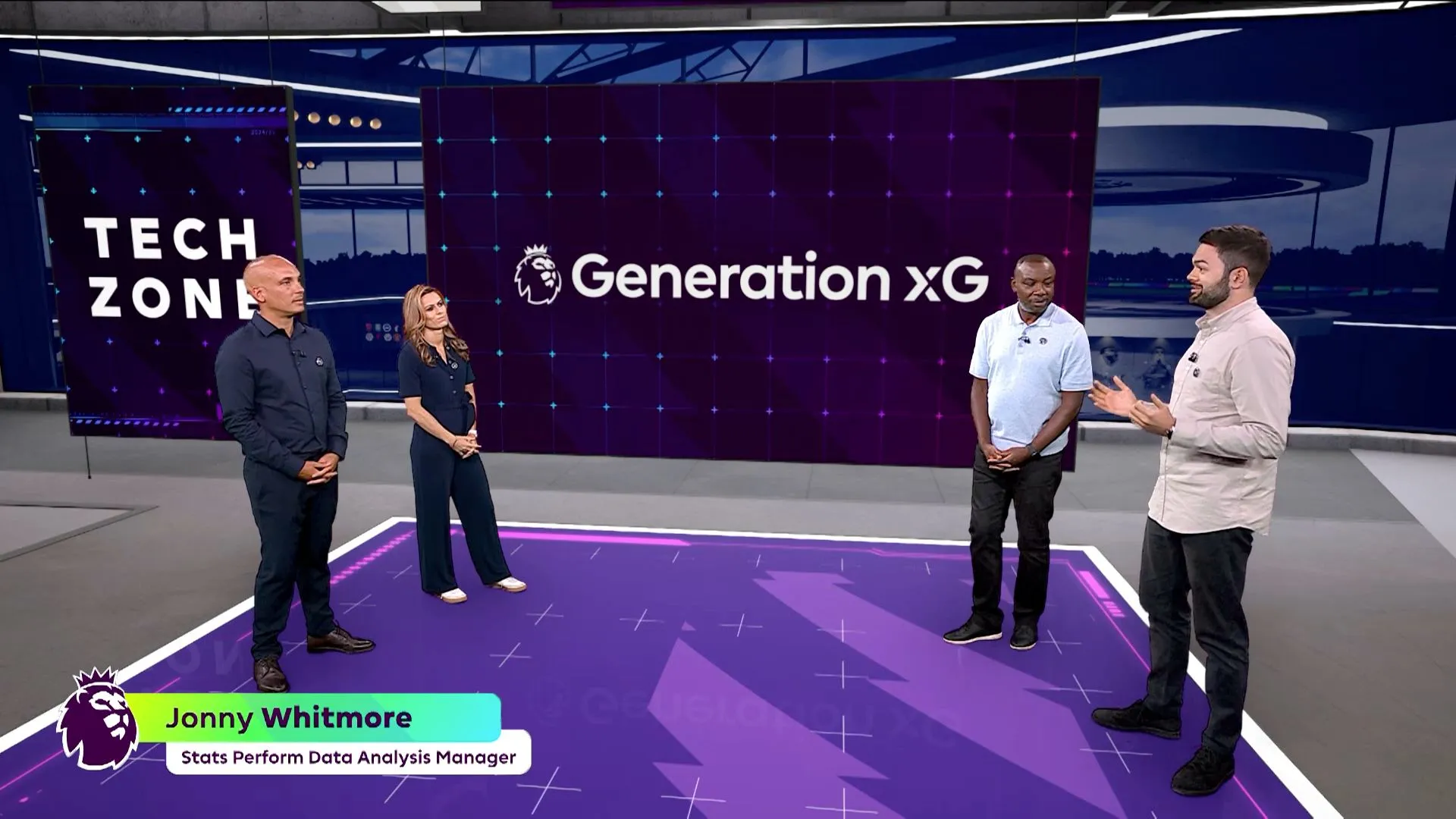 📺 xG 代上的 Opta 雷达。